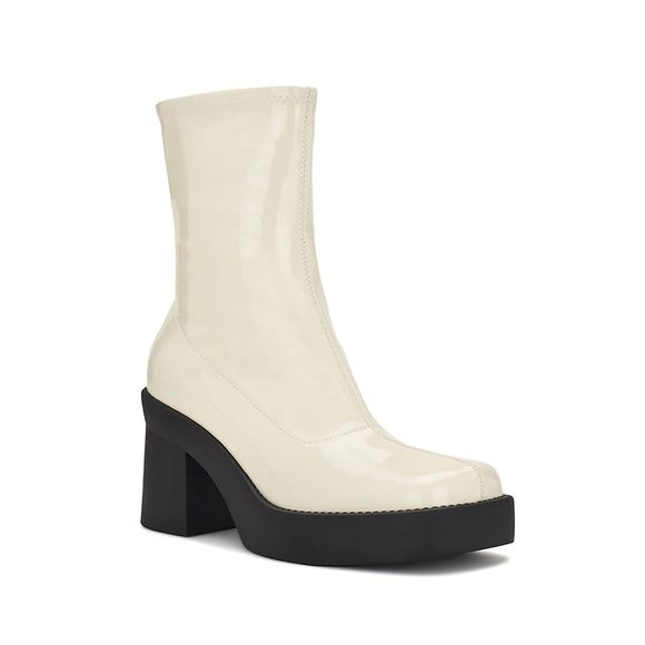 Nine West Gerri 3 Cream Patent 9.5 M - Picture 1 of 1